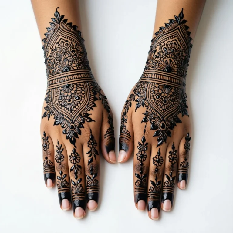 Arabic mehndi design