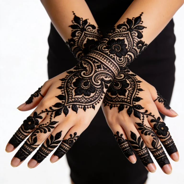 Arabic mehndi design for eid festival for girls