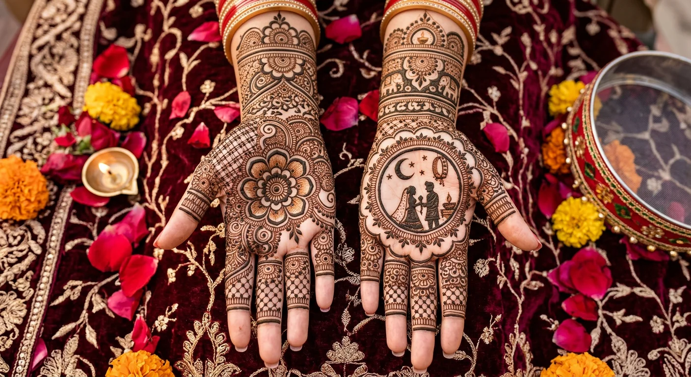 Arabic mehndi design