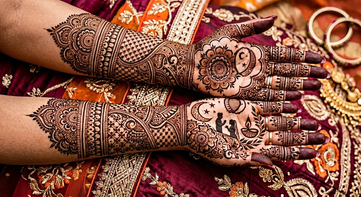 Arabic mehndi design